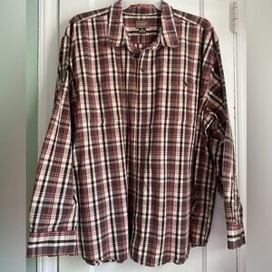 C.E. Schmidt Workwear Button Down Long Sleeves Shirt, Size: 3X